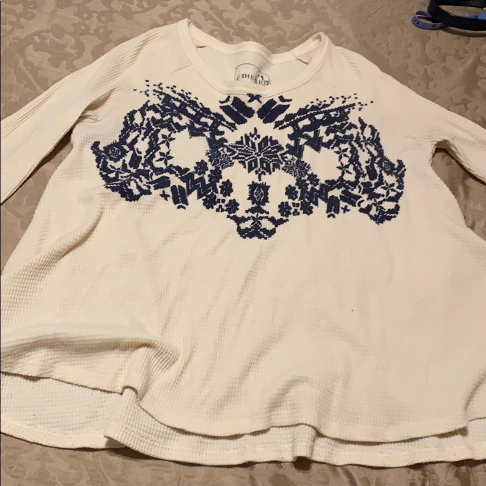 Free people babydoll flannel